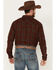 Cody James Men's Rusty Spur Plaid Print Long Sleeve Snap Western Flannel Shirt, Rust Copper, hi-res