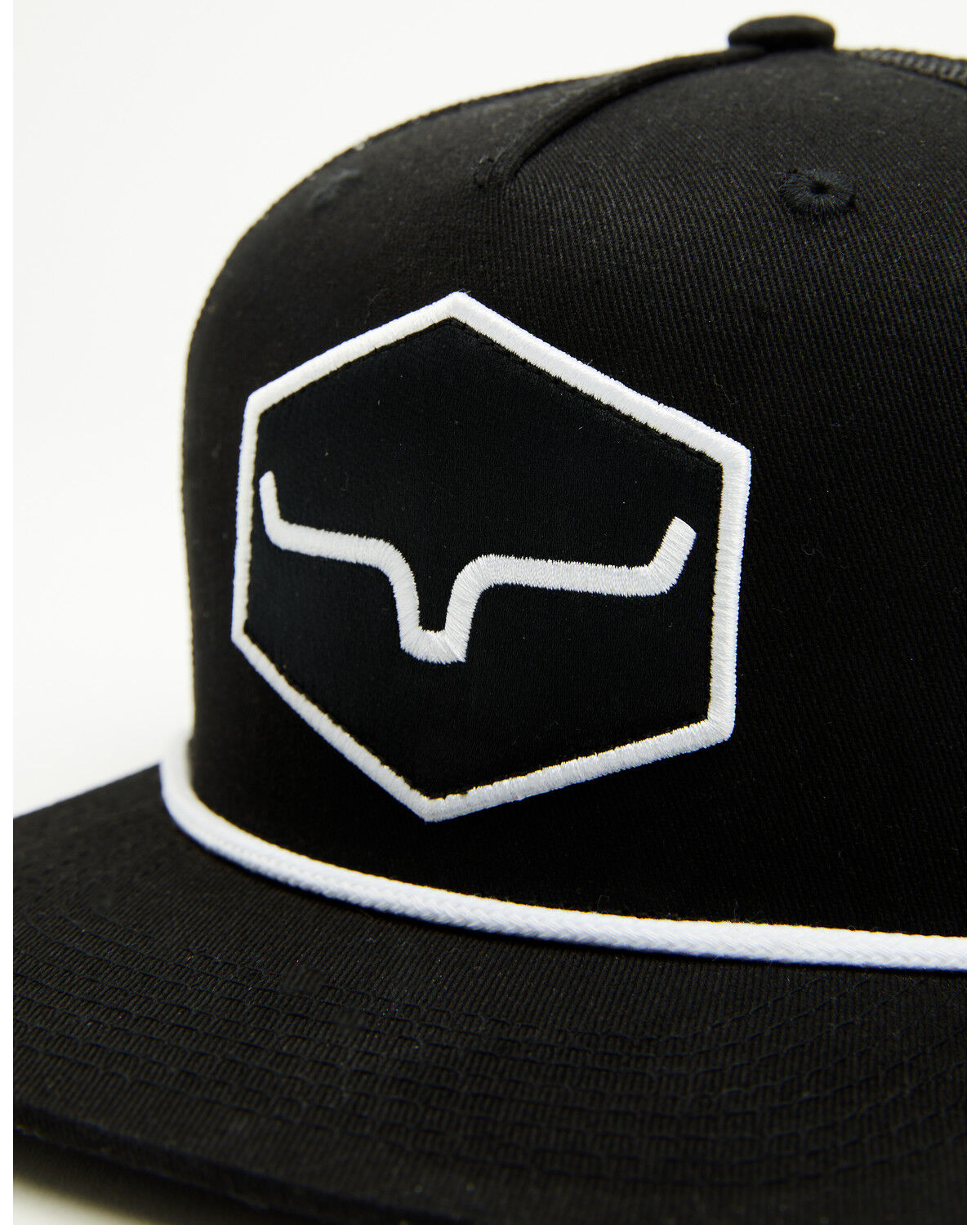 Image #2 - Kimes Ranch Men's Logo Patch Ball Cap, Black, hi-res