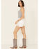 Ariat Women's Rita Boyfriend Shorts, White, hi-res