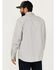 Image #4 - Hawx Men's All Out Woven Solid Long Sleeve Snap Work Shirt - Big, Grey, hi-res