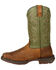 Image #4 - Durango Men's Rebel Western Performance Boots - Broad Square Toe, Coffee, hi-res