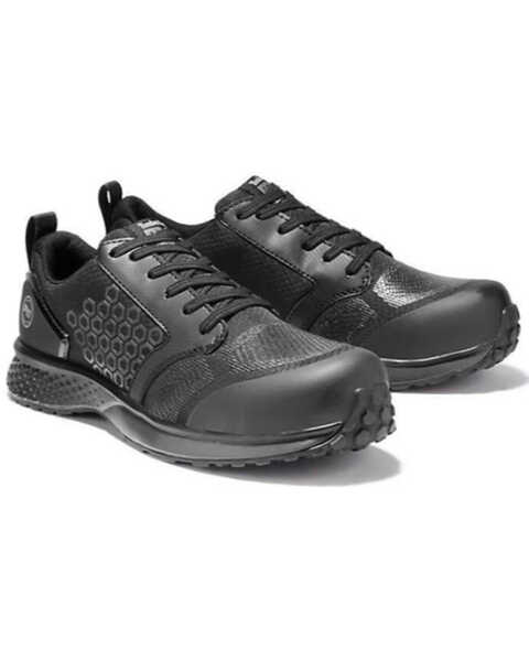 Timberland Men's Reaxion Waterproof Work Shoes - Composite Toe, Black, hi-res