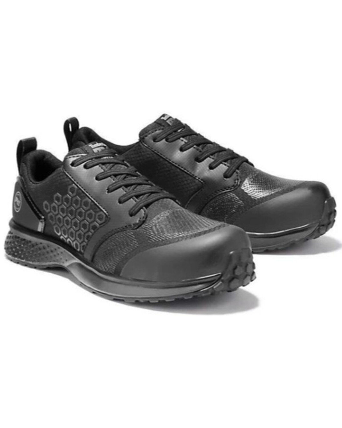 Image #1 - Timberland PRO Men's Reaxion Waterproof Work Shoes - Composite Toe, Black, hi-res