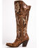 Image #3 - Dan Post Women's Jilted Knee High Western Boots, Chestnut, hi-res