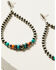 Image #3 - Paige Wallace Women's Navajo Pearl Single Loop Earrings, Turquoise, hi-res