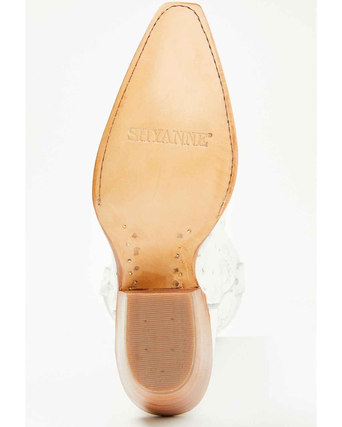Image #7 - Shyanne Women's Daisie Exotic Full Quill Ostrich Western Boots - Snip Toe, White, hi-res