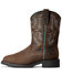 Ariat Women's Krista Waterproof Western Work Boots - Steel Toe, Brown, hi-res