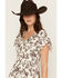 Image #2 - Rosabelle Honey Women's Western Print High Low Midi Dress, Cream, hi-res