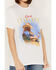 Image #3 - Merch Traffic Women's Chris Stapleton Metallic Oversized Short Sleeve Graphic Tee, White, hi-res