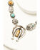 Image #2 - Shyanne Women's Rodeo Sunset Squash Blossom Necklace, Turquoise, hi-res