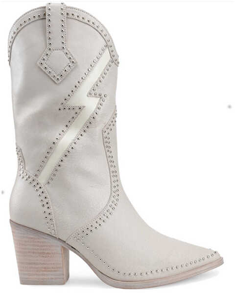 Dante Women's Freddie Western Boots - Pointed Toe, White, hi-res