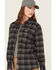 Image #2 - Ariat Women's Rebar Flannel DuraStretch Long Sleeve Button-Down Work Shirt, Black, hi-res