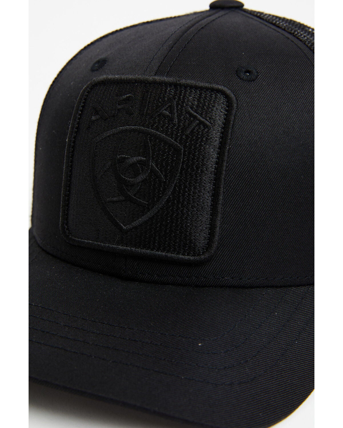 Image #2 - Ariat Kids' Logo Ball Cap, Black, hi-res