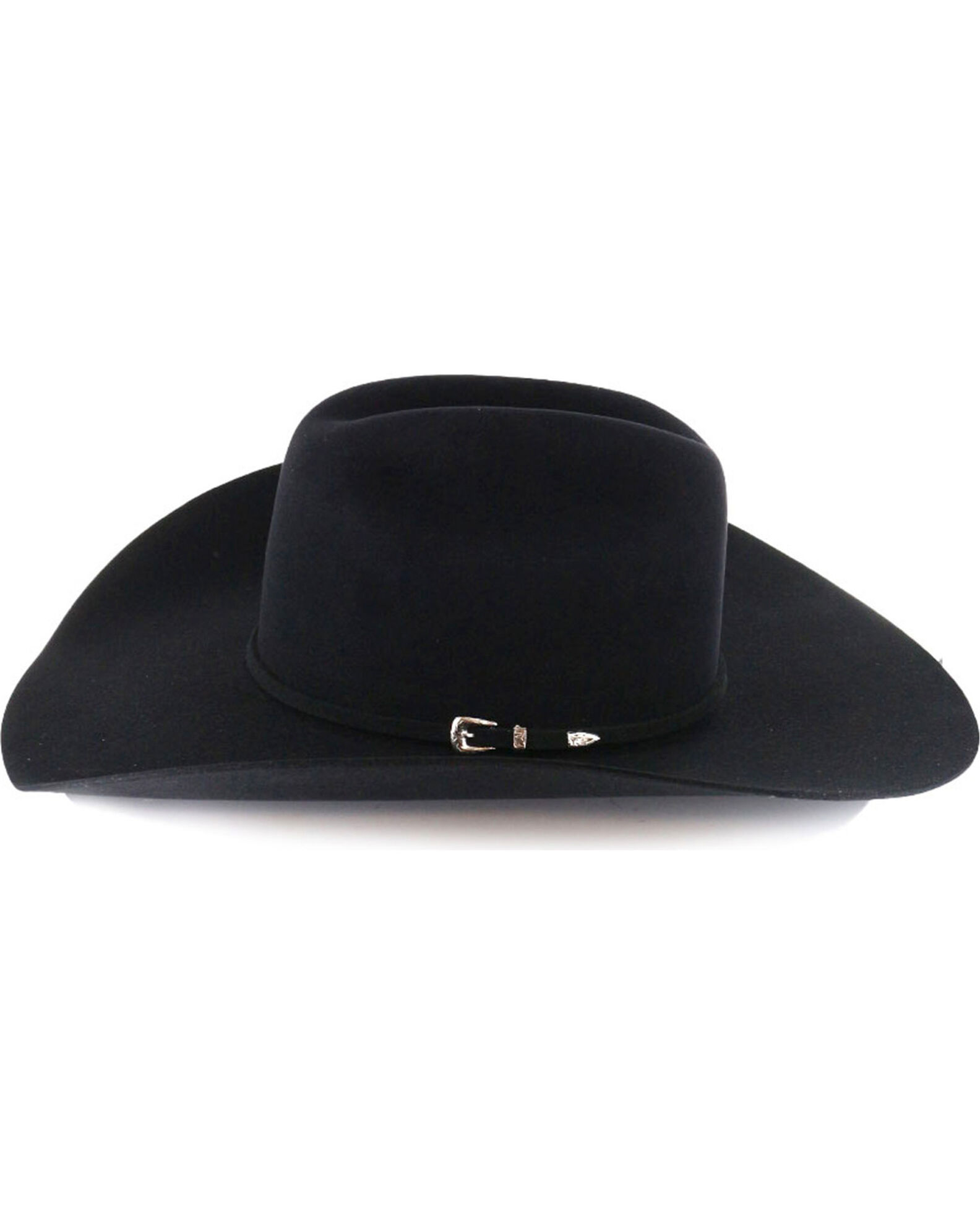 Image #4 - Rodeo King 7X Felt Cowboy Hat, Black, hi-res