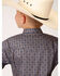 Amarillo Boys' Moonshadow Foulard Geo Print Long Sleeve Western Shirt , Grey, hi-res
