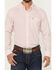 Image #3 - Ariat Men's Sylvester Geo Print Long Sleeve Button-Down Western Shirt, Red, hi-res