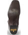 Image #5 - Dan Post Men's Chocolate Shark Cowboy Boots - Square Toe , , hi-res