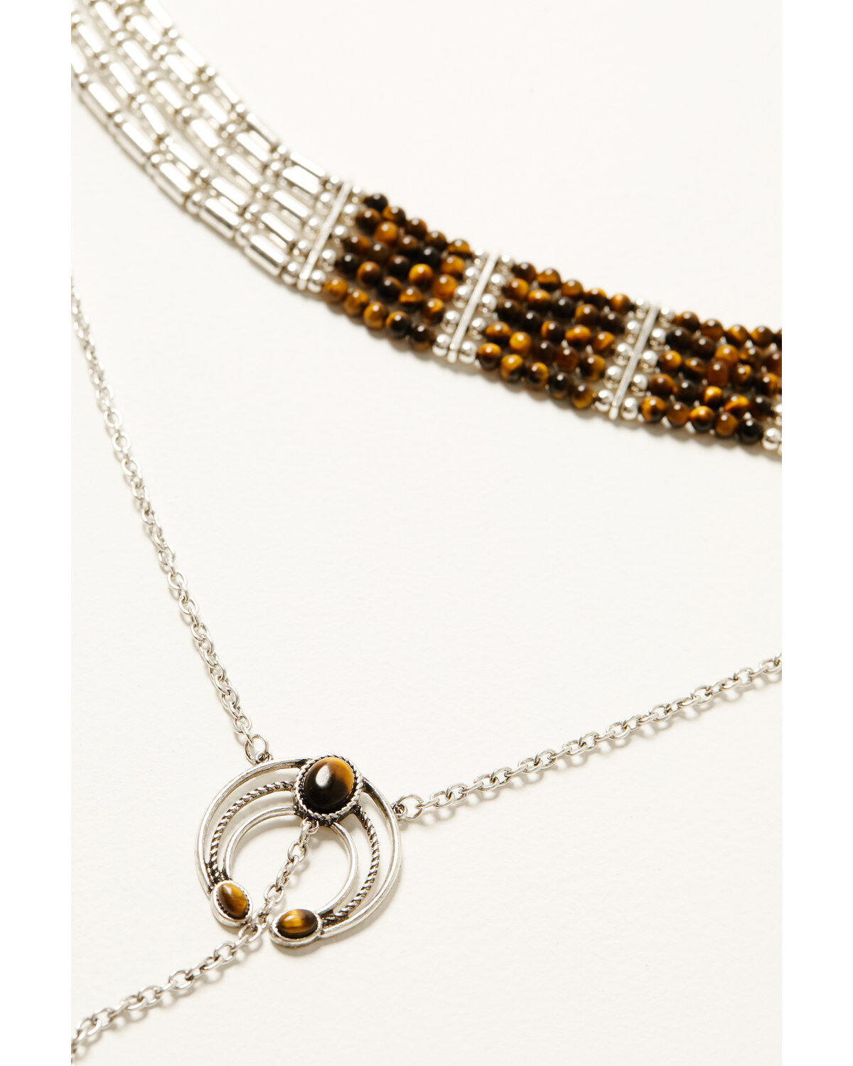 Image #2 - Shyanne Women's Juniper Sky Choker Necklace, Silver, hi-res