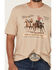 Image #3 - Wrangler Men's Cowboys Short Sleeve Graphic T-Shirt, Tan, hi-res