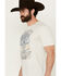 Image #2 - Moonshine Spirit Men's Tequila Skull Short Sleeve Graphic T-Shirt, Cream, hi-res