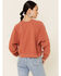 Levi's Women's Mauve Circle Logo Pullover Sweatshirt , Mauve, hi-res