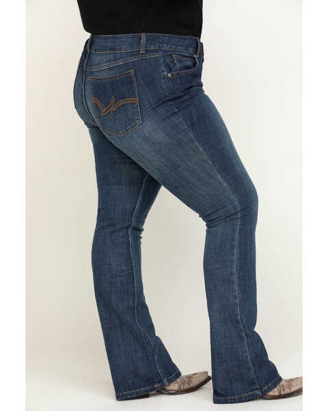 Image #3 - Wrangler Women's Mid Rise Bootcut Jeans - Plus, , hi-res