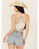 Image #4 - Rock & Roll Denim Women's Bandana Print Sleeveless Tank, Cream, hi-res