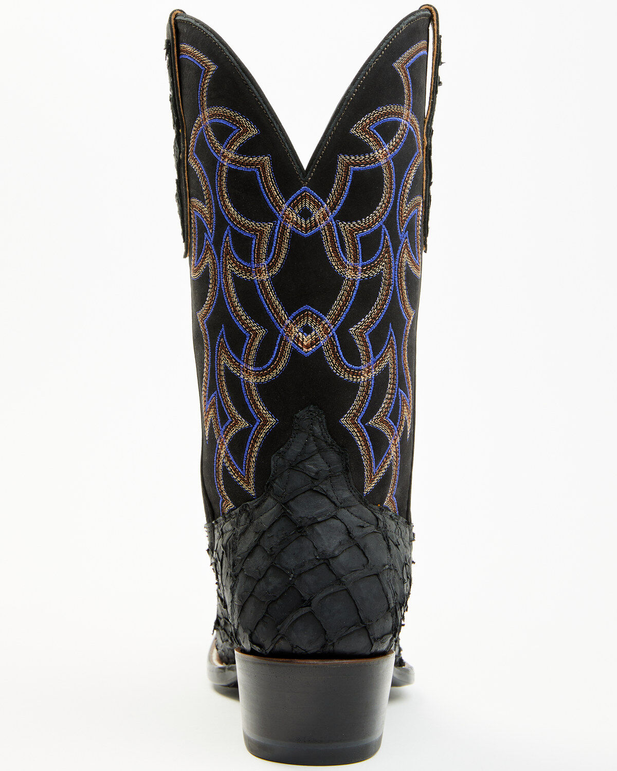 Image #5 - Cody James Men's Exotic Pirarucu Western Boots - Square Toe, Black, hi-res