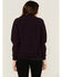 Image #4 - Carhartt Women's Solid Purple Relaxed Fit Zip-Front Sherpa Fleece Work Jacket, , hi-res