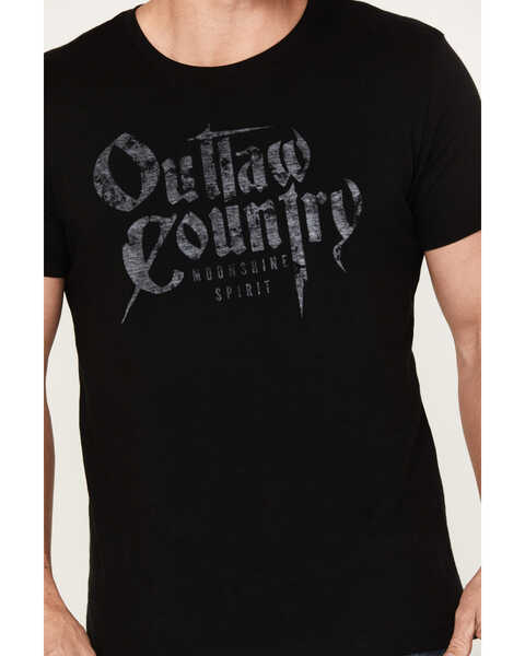 Image #3 - Moonshine Spirit Men's Outlaw Short Sleeve Graphic T-Shirt, Black, hi-res