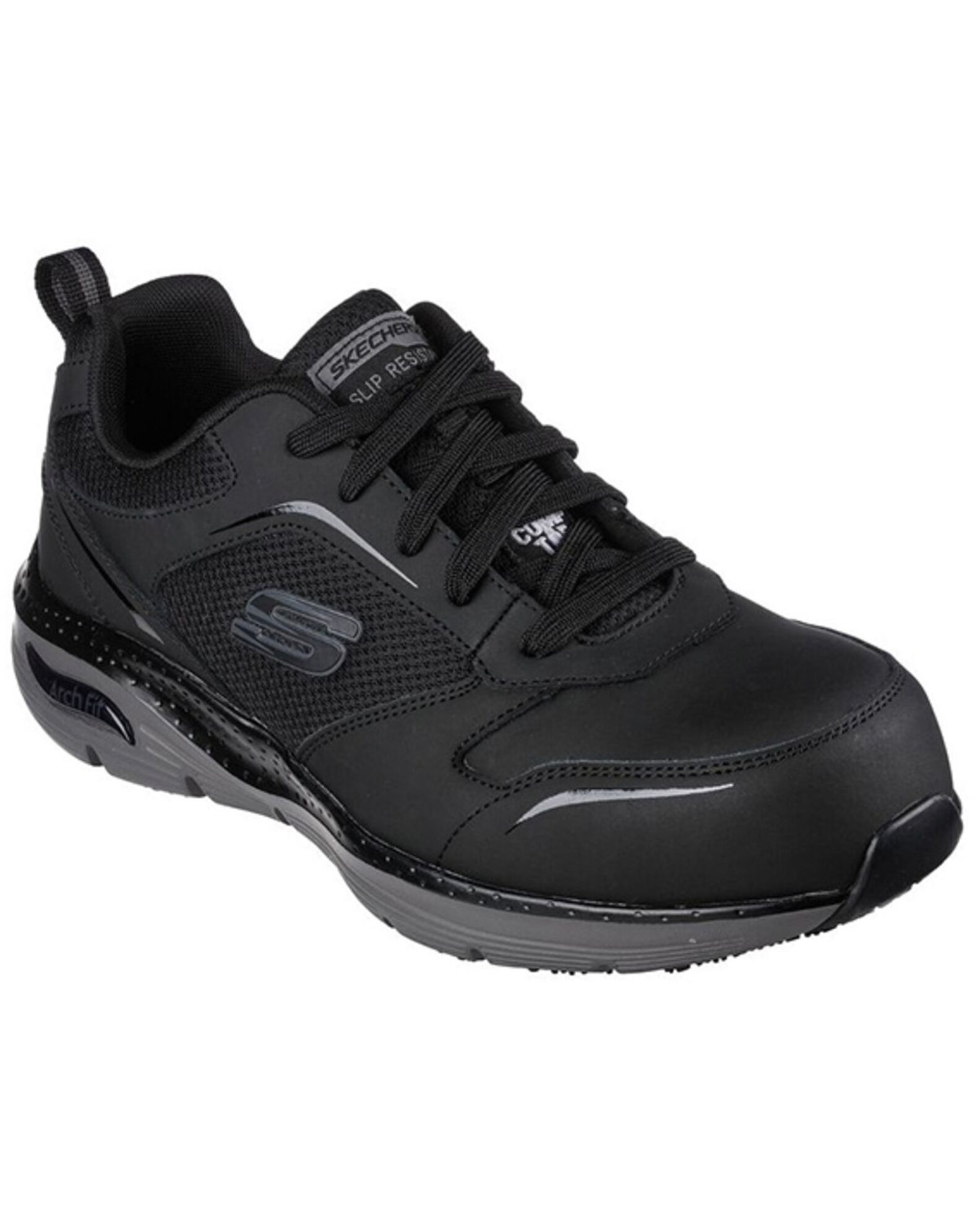 Skechers composite cheap toe tennis shoes