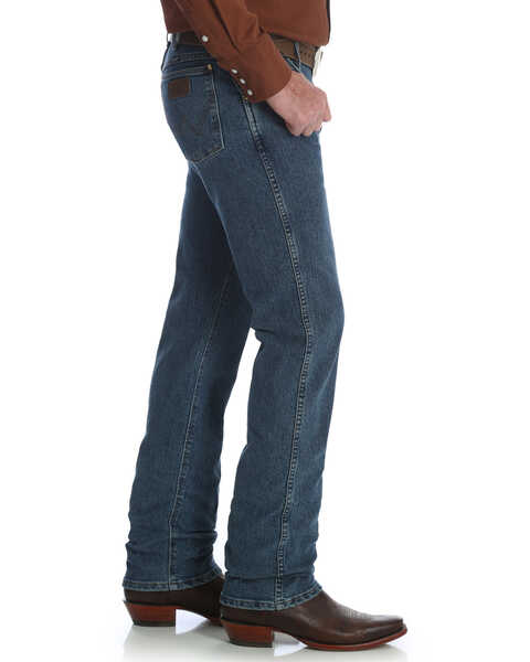 Image #3 - Wrangler Men's Premium Performance Cool Vantage Regular Fit Cowboy Cut Jeans, Indigo, hi-res