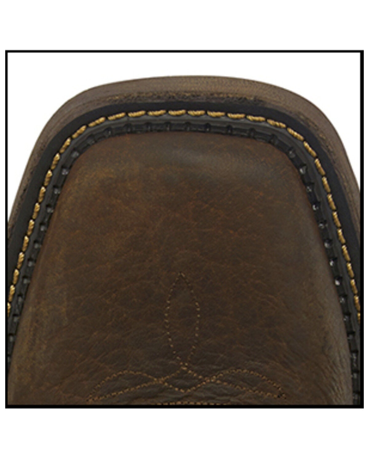 Image #5 - Justin Men's Slate Waterproof Western Work Boots - Square Toe, , hi-res