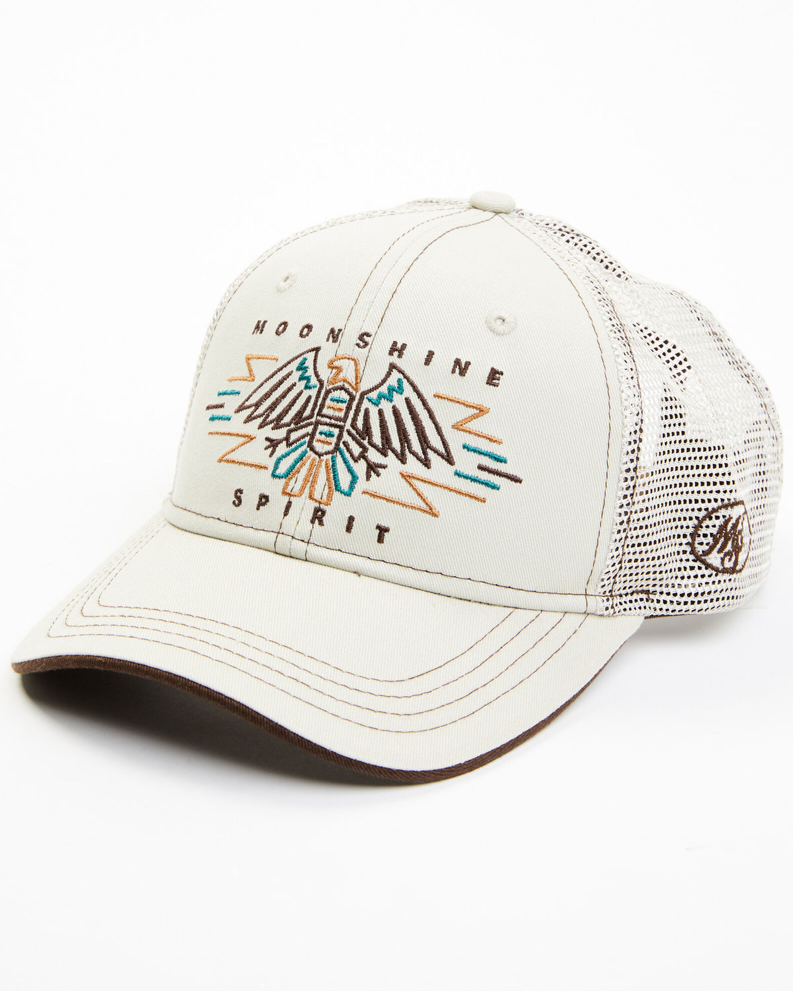 Product Name: Moonshine Spirit Men's Embroidered Eagle Mesh-Back Ball Cap