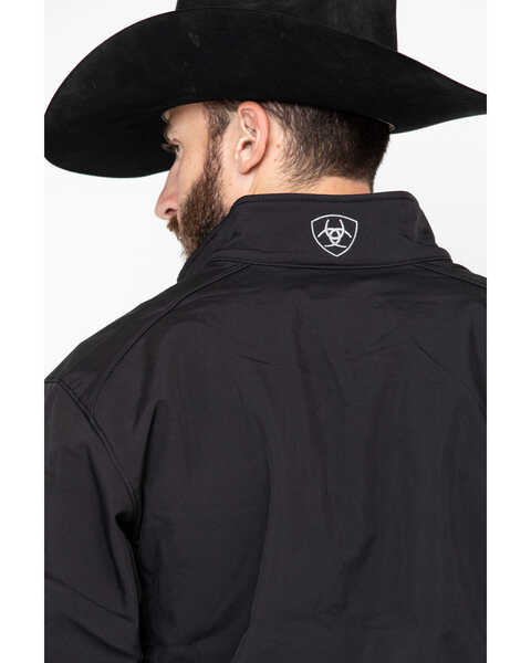 Image #5 - Ariat Men's Black Logo 2.0 Softshell Jacket - Tall, Black, hi-res