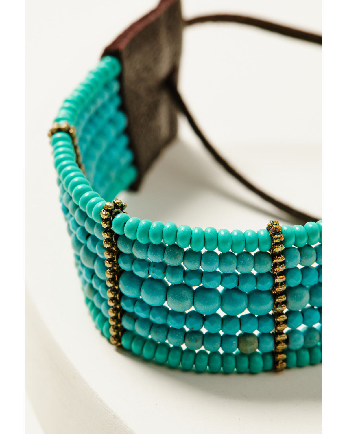 Image #2 - Shyanne Women's Multi-Strand Beaded Cuff, Turquoise, hi-res
