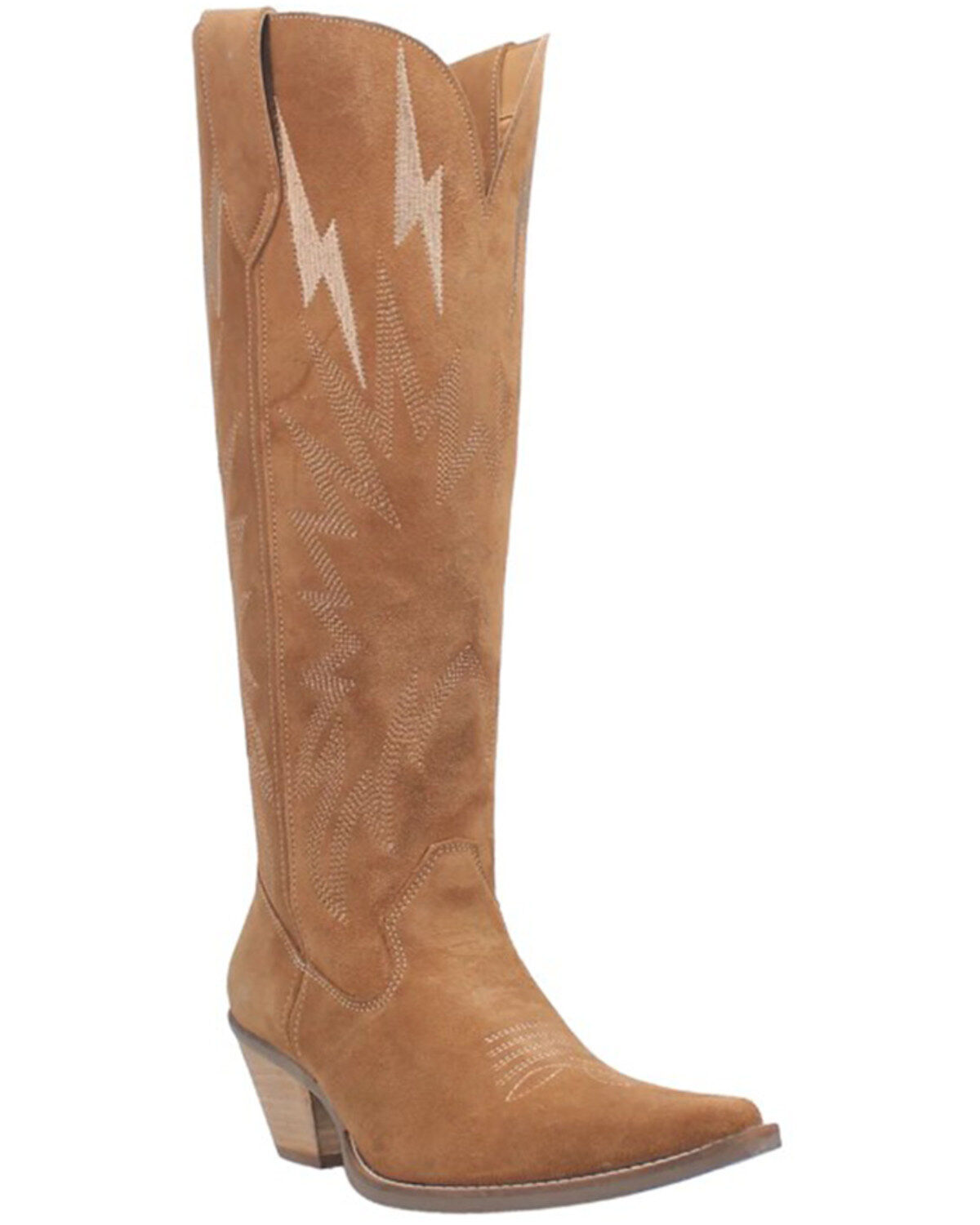 Product Name:  Corral Women's 15" Suede Embroidered Tall Western Boots - Medium Toe