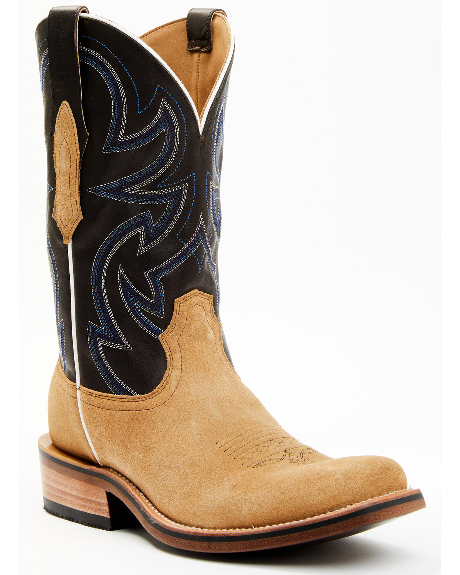 Product Name RANK 45 Men s Archer Roughout Western Boots Square Toe