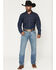Image #1 - Wrangler Retro Men's 88MWZ Medium Wash Gralin Slim Straight Stretch Denim Jeans, Medium Wash, hi-res