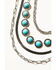 Shyanne Women's Layered Snake Chain Necklace , Silver, hi-res