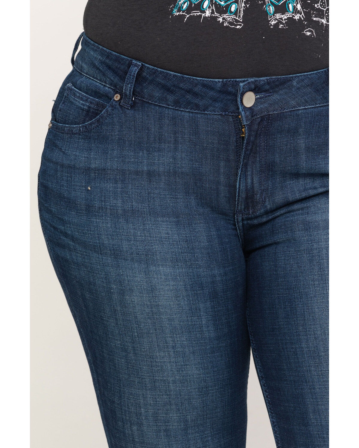 Image #5 - Wrangler Women's Straight Leg Jeans - Plus, , hi-res