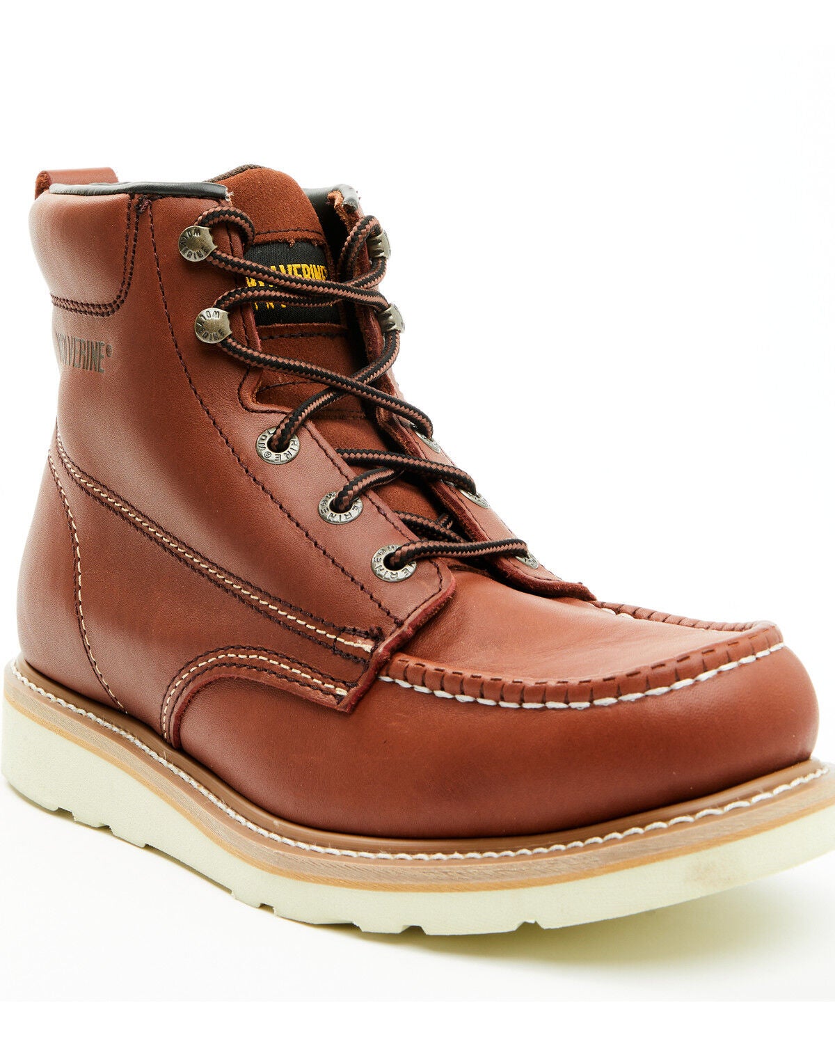 Wolverine Men's 6" Exclusive Moc Work Boots - Soft Toe, Rust Copper, hi-res