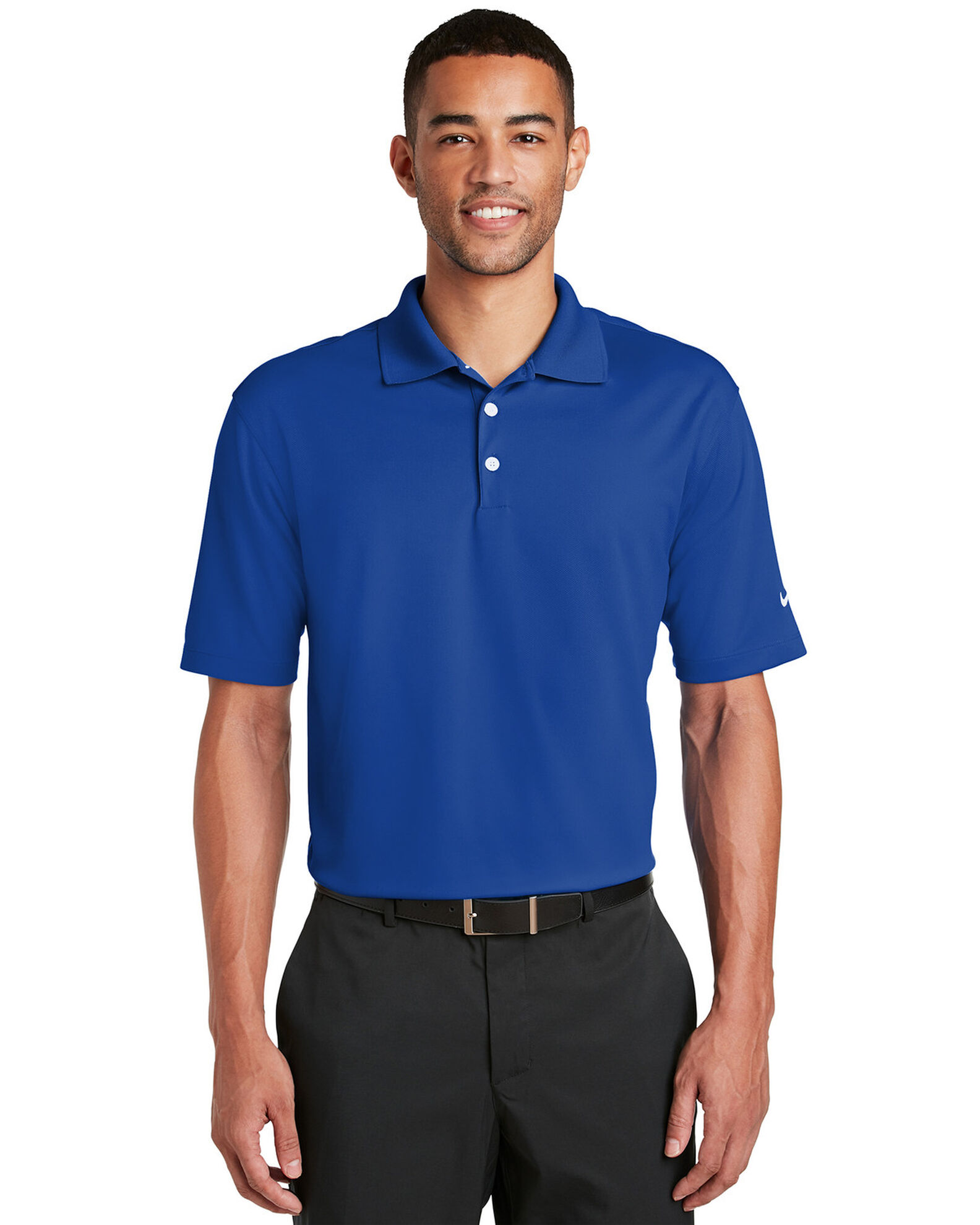 Nike Golf Men s Dri Fit Micro Pique Short Sleeve Work Polo Shirt
