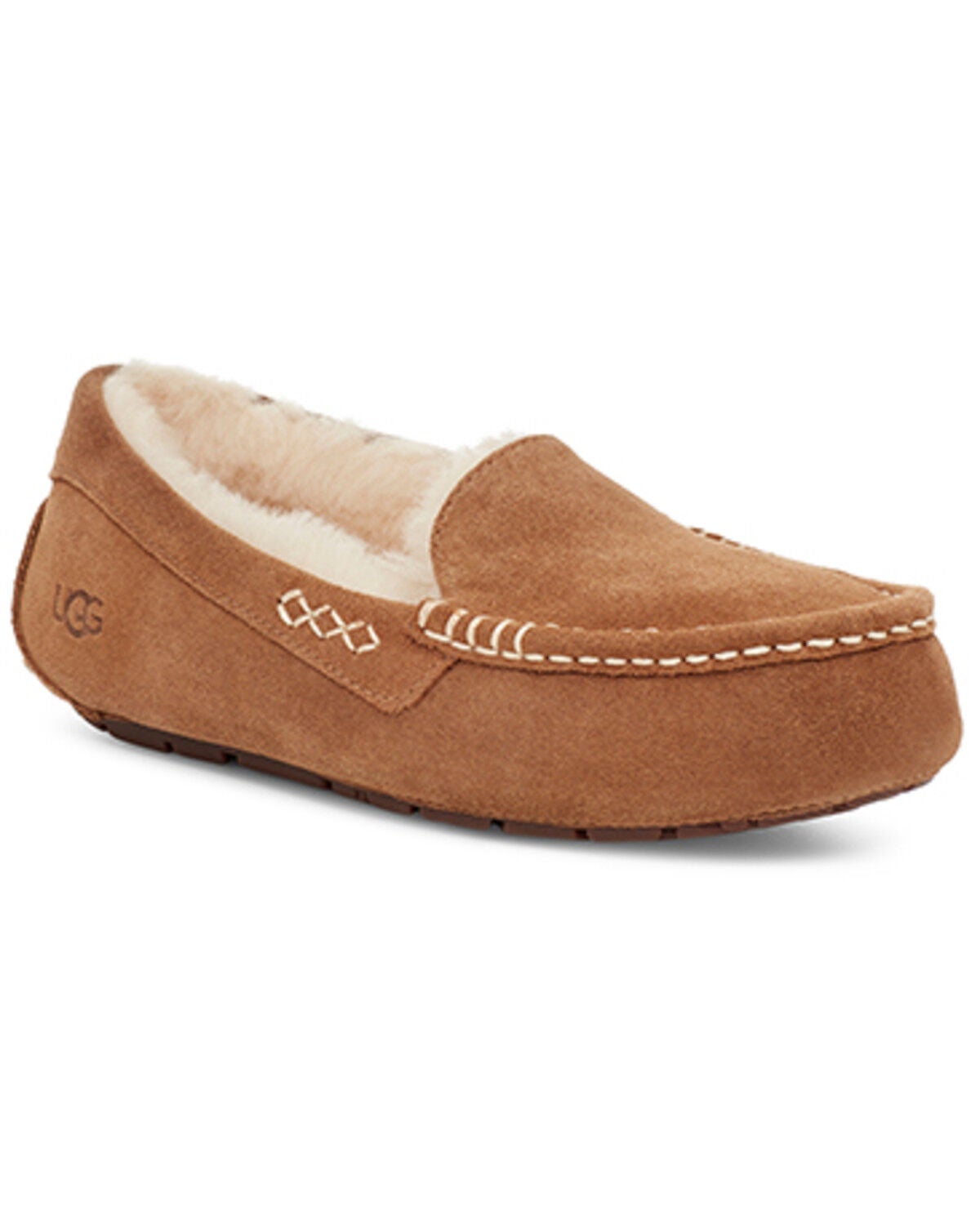 UGG Women's Ansley Moccasin, Chestnut, hi-res