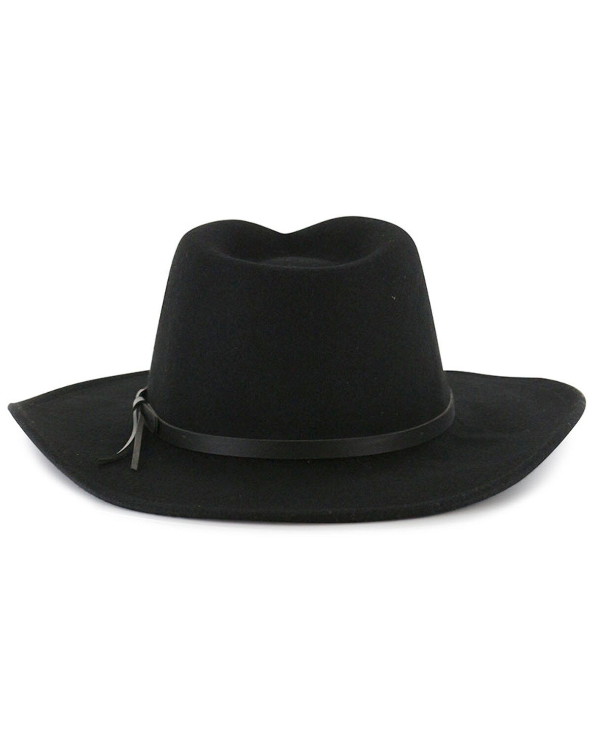 Image #3 - Cody James® Men's Sedona Wool Hat, Black, hi-res