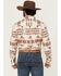 Image #4 - RANK 45® Men's Pablo Southwestern Print Long Sleeve Button-Down Western Shirt, Cream, hi-res