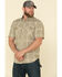 Image #1 - Carhartt Men's Khaki Rugged Flex Bozeman Plaid Short Sleeve Work Shirt , , hi-res