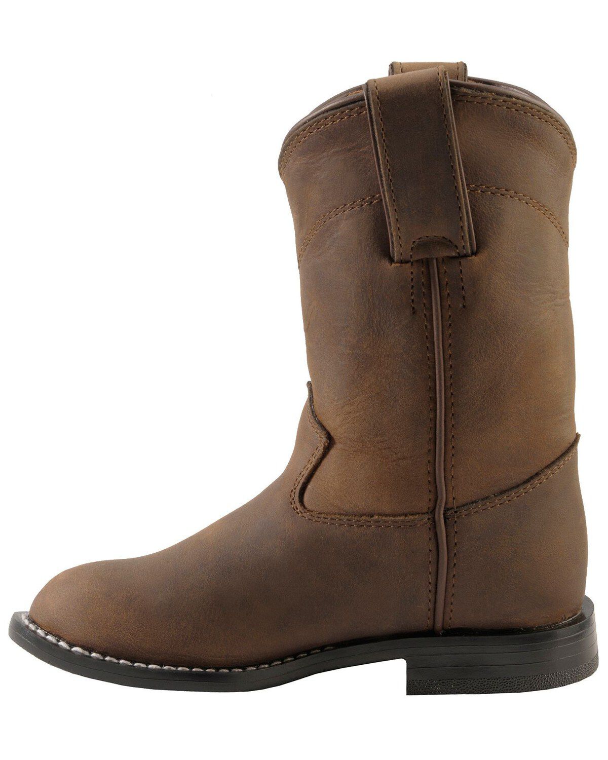 Image #3 - Justin Boys' Roper Cowboy Boots - Round Toe, , hi-res