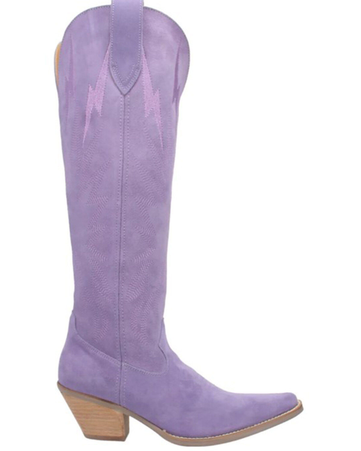 Image #2 - Dingo Women's Thunder Road Western Boots - Round Toe, Periwinkle, hi-res