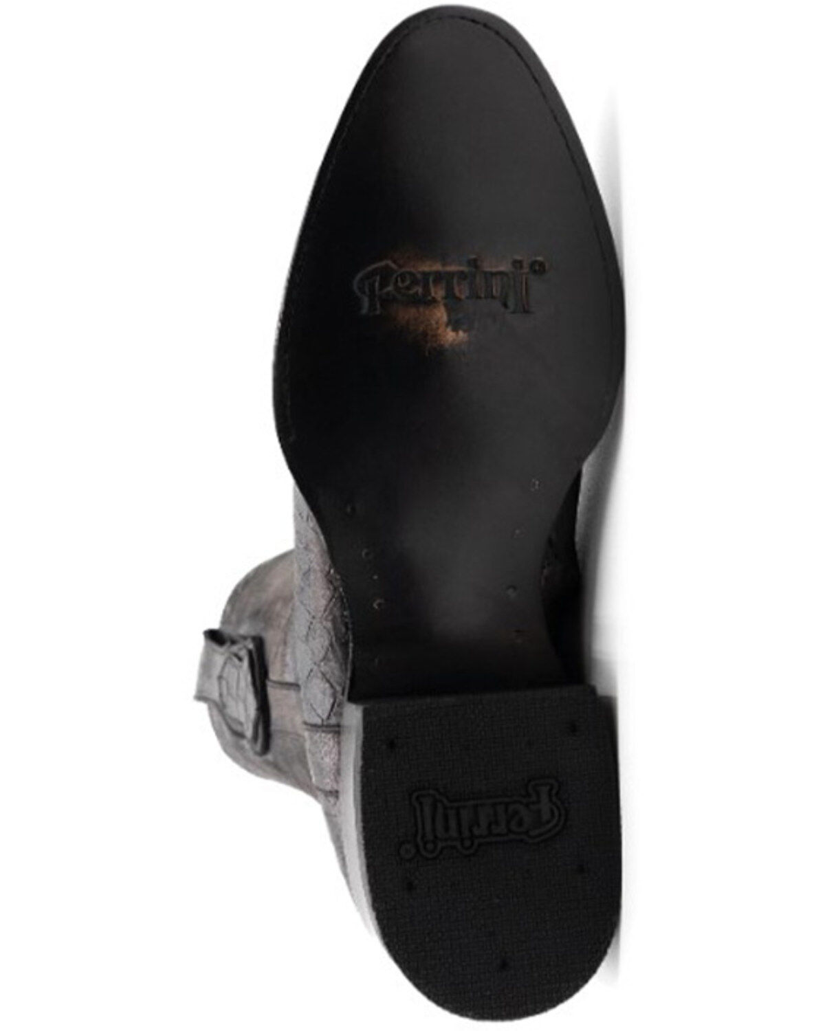 Image #6 - Ferrini Men's Winston Western Boots - Round Toe, Black, hi-res